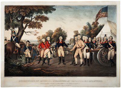 Surrender of General Burgoyne at Saratoga N.Y. Oct 17th 1777 by John Trumbull